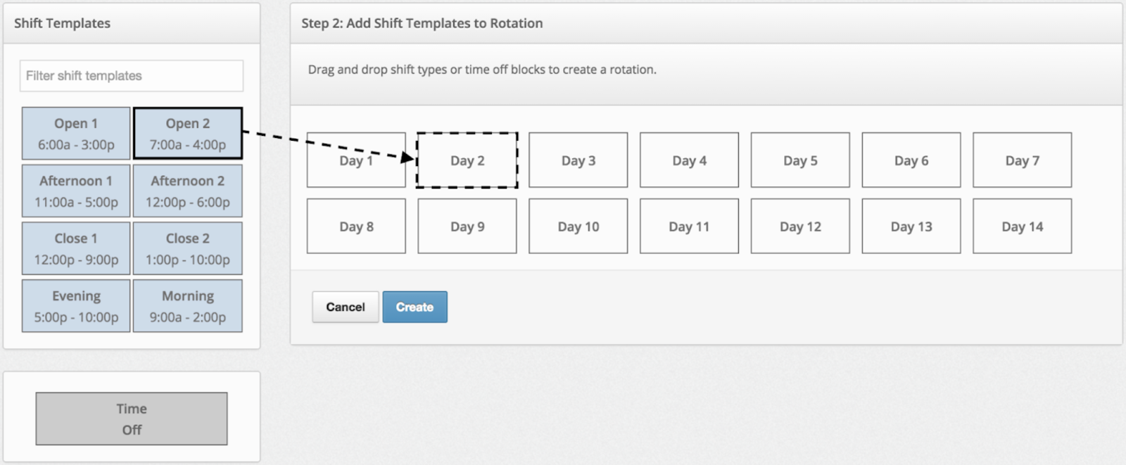 Build A Rotating Time-Off Schedule