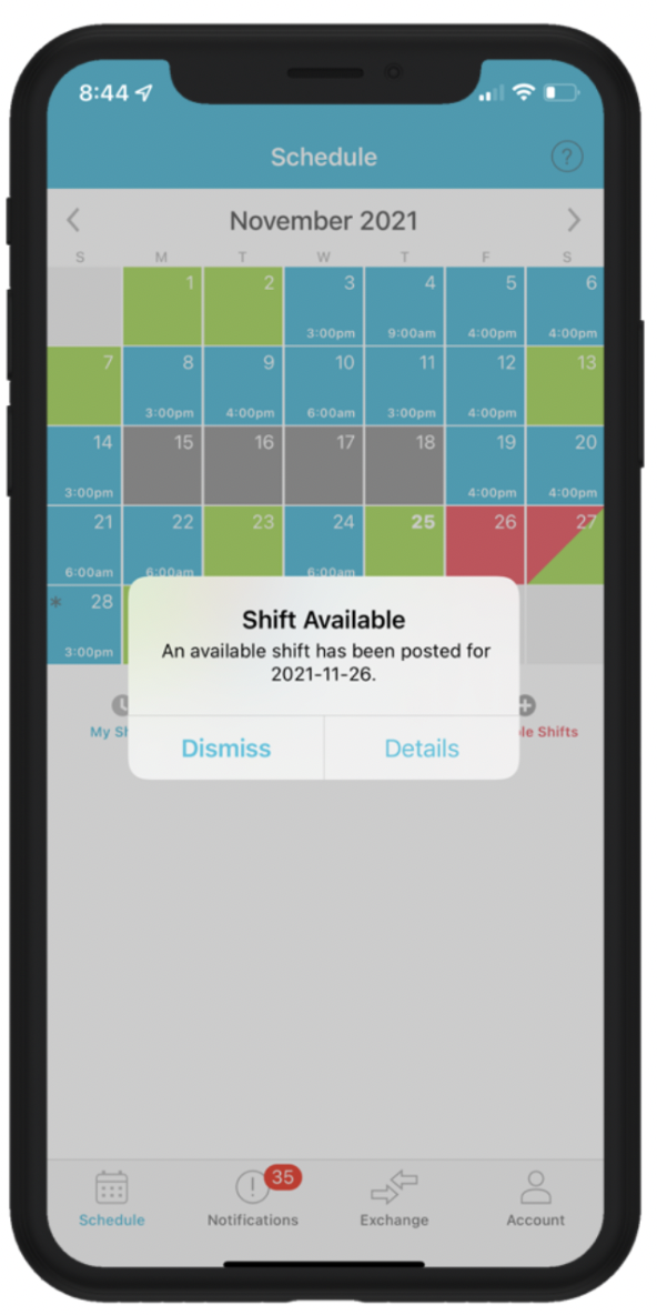 Employee App View