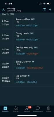 MakeShift Live - Schedule Overview