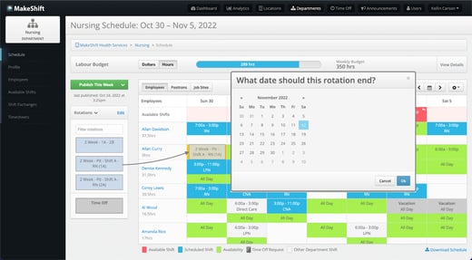 Rotation-Based Scheduling 