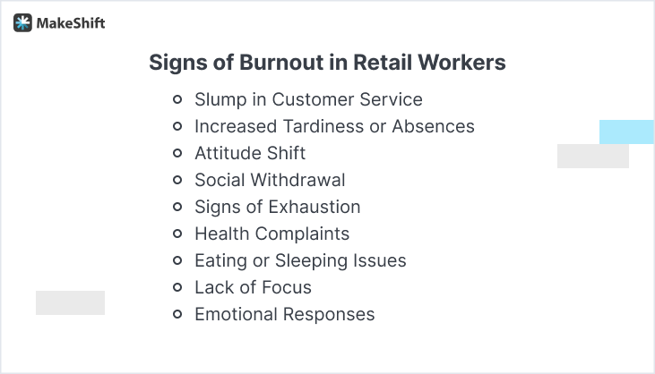 Watch for these signs of burnout in your retail staff