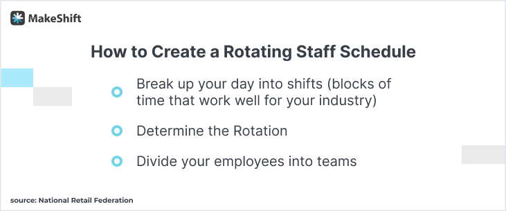 How to Create a Rotating Staff Schedule
