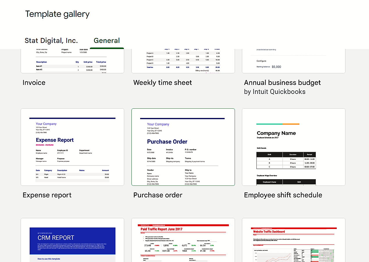 Choose an employee schedule template